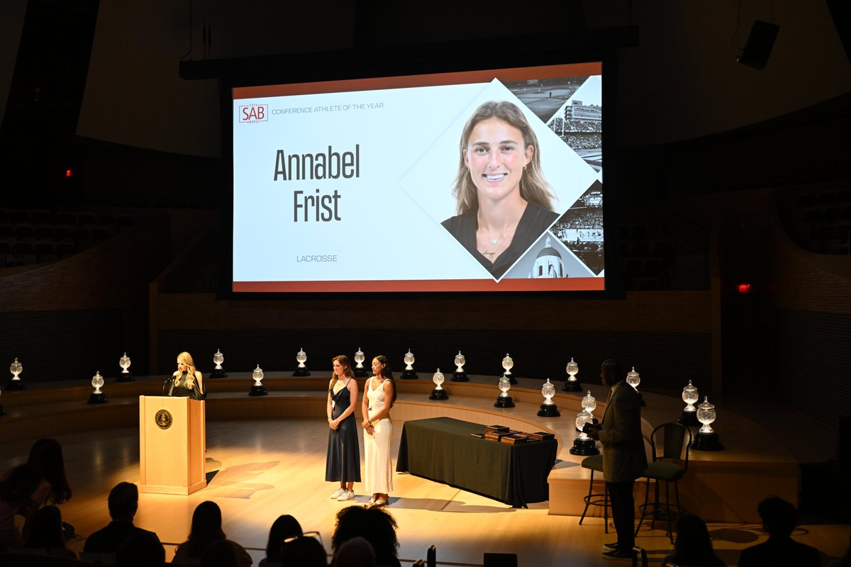 StanfordWLax's tweet photo. Game changers 🔥

Jay Browne, Annabel Frist, and Aliya Polisky were each honored at the Stanford Athletics Board Awards today!

Jay Browne » Pam Strathairn Award
Annabel Frist » Conference Athlete of the Year
Aliya Polisky » Block ‘S’ Outstanding Freshman

#GoStanford https://t.co/ihzVt4JPju
