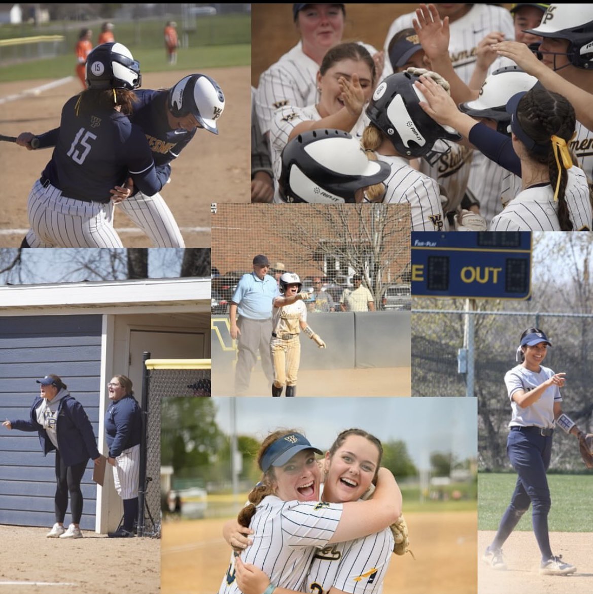 WPU_Softball's tweet photo. World Softball Day has got us missing this group a little extra 💛💙

#wpsb #period https://t.co/C90te4KKvQ