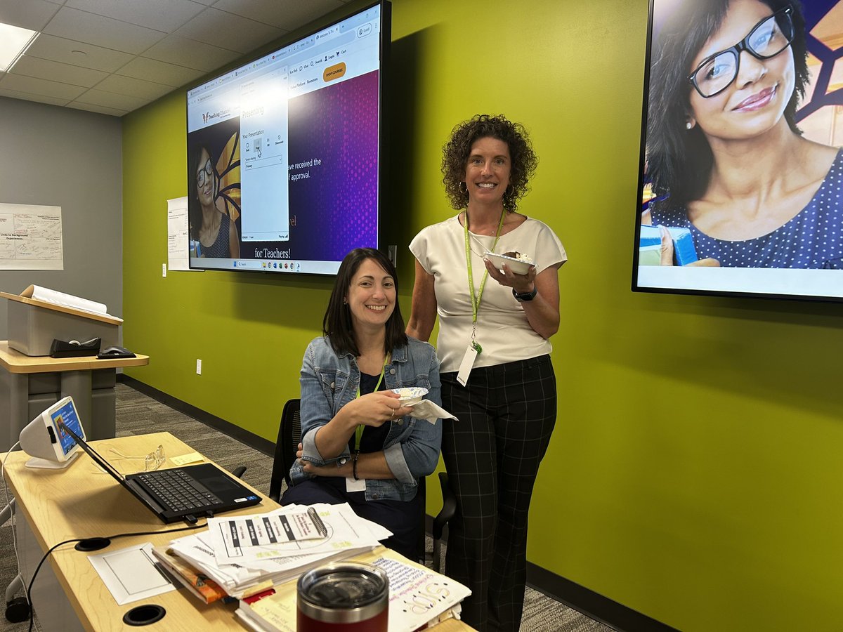 I want to thank my colleague and friend, Emily Williams, for being a Thought Partner, supporter, positive energy-giver, laughter-generator and all-around solid teammate. I will miss your presence as you move into your new position. 🥰 <a href="/EWilliamsTESOL/">Emily Williams</a> <a href="/urbanesc/">CUES-UrbanEdServices</a>