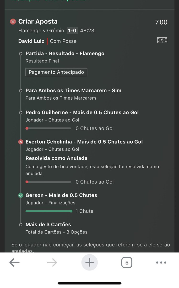 Mt_c19's tweet photo. @Marcusshow11 @MasterGreen007 @AmbasNati Bet365 no começo colocou isso, porém quando acabou ficou como perdida! Vamos ver já mandei p o suporte. https://t.co/xnWmWxmUeV