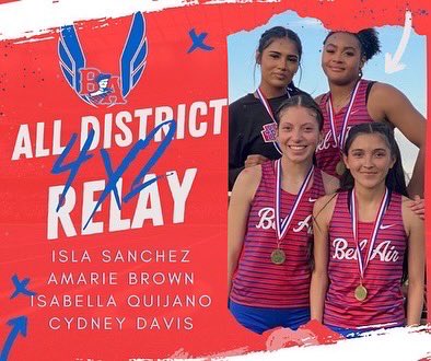 Bel Air HS Track and Field (@belairtrack) on Twitter photo Huge congratulations to our student athletes who have been recognized as some of the best 2-5A has to offer! They represented Big Red and the community well. Big Red loves you! <a href="/BelAirHigh/">Bel Air HS</a> Huge congratulations to our student athletes who have been recognized as some of the best 2-5A has to offer! They represented Big Red and the community well. Big Red loves you! <a href="/BelAirHigh/">Bel Air HS</a>