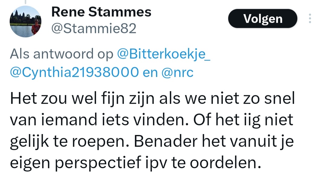 BertvanVondel's tweet photo. Mag ik u voorstellen aan @Stammie82? René vindt dat je niet te snel iets van #iemand moet #vinden en moet #oordelen. We zien het ja🙈🤡🤡 #hypocrisie #links https://t.co/FXiSQbHMTx