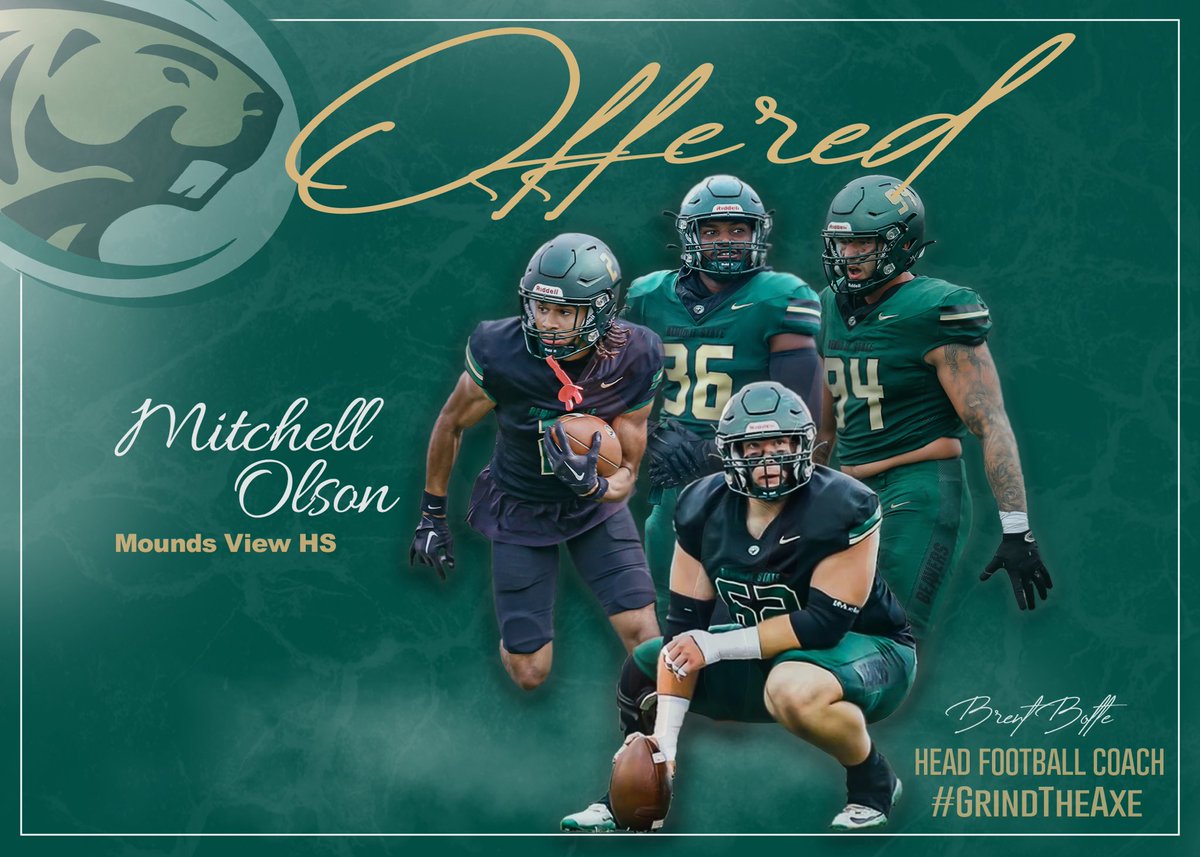 After a great phone call with <a href="/CadeBaumgardner/">Cade</a> I am blessed to receive my 2nd scholarship offer!!!
<a href="/BSUBeaversFB/">Bemidji State Football</a> <a href="/MoundsviewFB/">Mounds View Football</a> <a href="/MobergAaron/">Coach Moberg</a> <a href="/OJW_Scouting/">PrepRedzone Oliver</a> <a href="/v_calistro/">Vince Calistro</a> <a href="/PrepRedzoneMN/">Prep Redzone Minnesota</a>