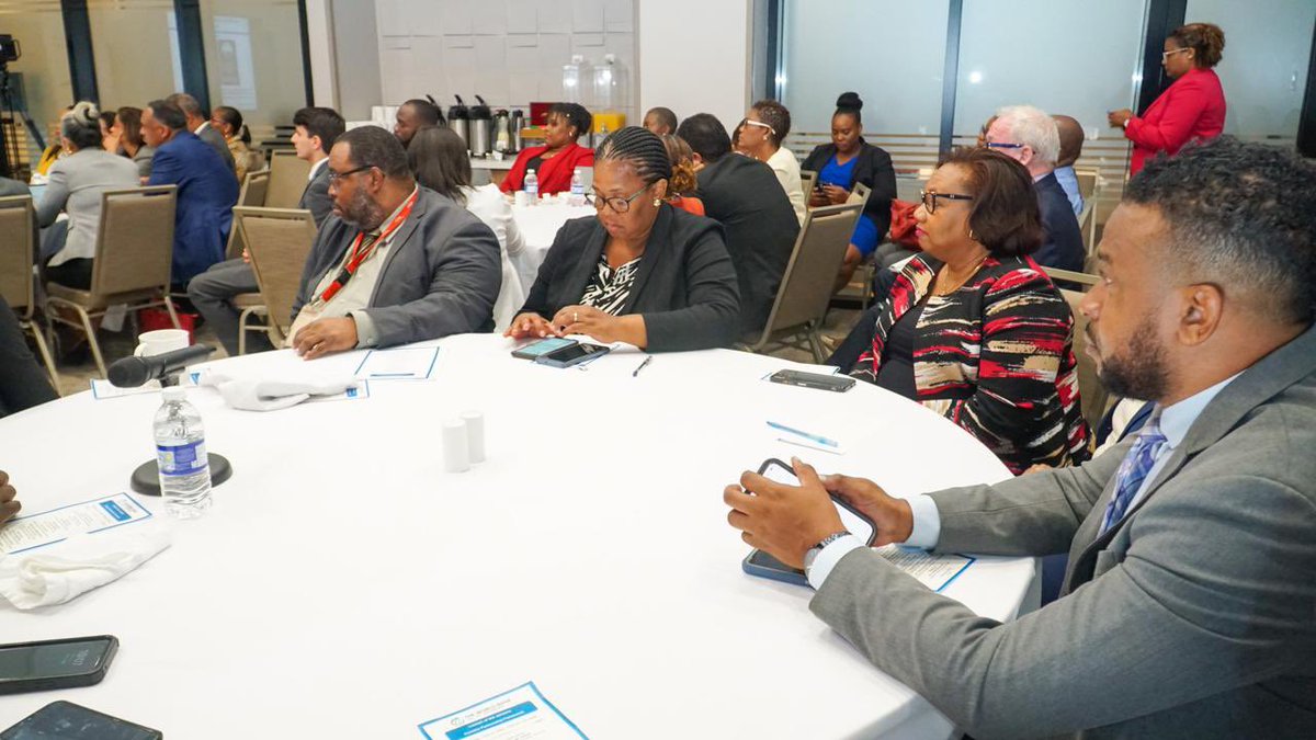 NigelClarkeJa's tweet photo. The GOJ is pursuing projects with the WB that fall within the rubric of the CPF including projects to develop STEM Schools, improve access to quality secondary education, launch unemployment insurance, improve the business environment, strengthening access to finance and improve access to agricultural markets.