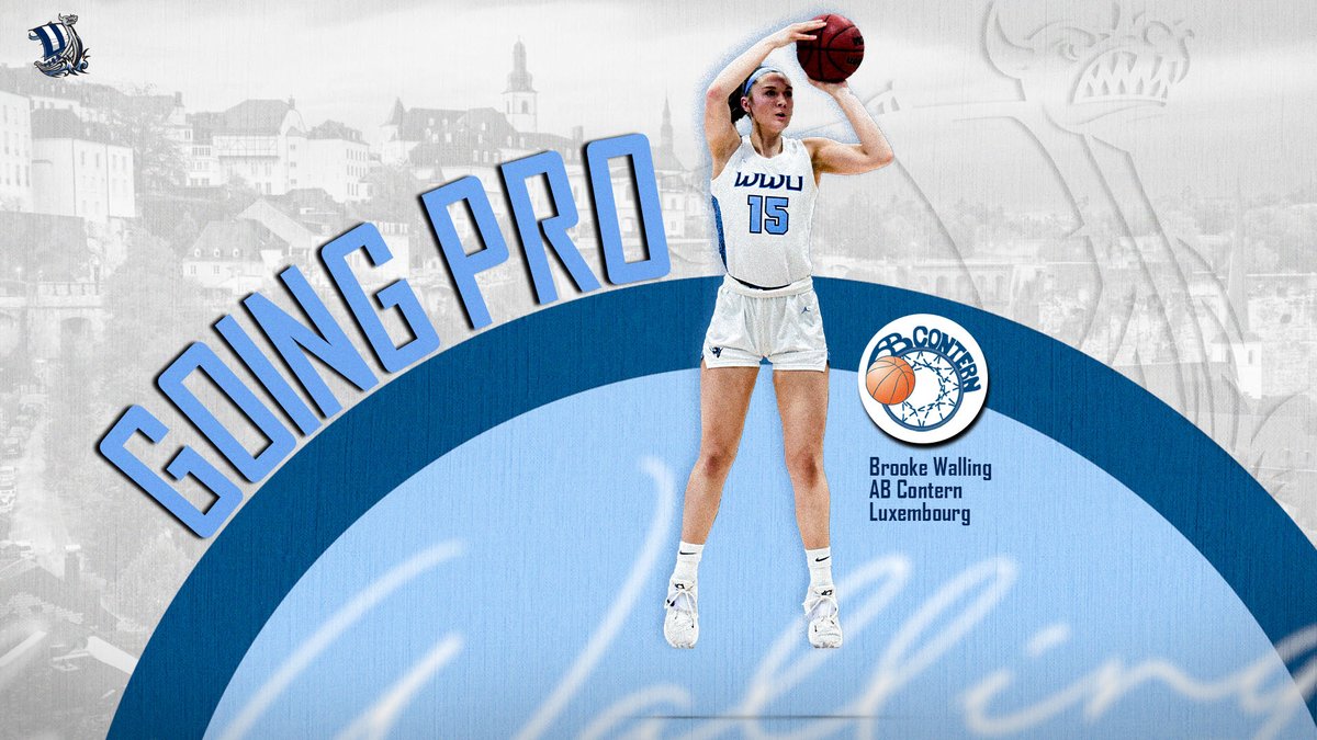WWUAthletics's tweet photo. W🏀 | Congrats to Brooke Walling on signing a professional contract to play overseas in Luxembourg with AB Contern.

Brooke has always been a Pro, but not she is truly a PRO!

https://t.co/6x2bGkpgrc https://t.co/3eZIBASyqZ