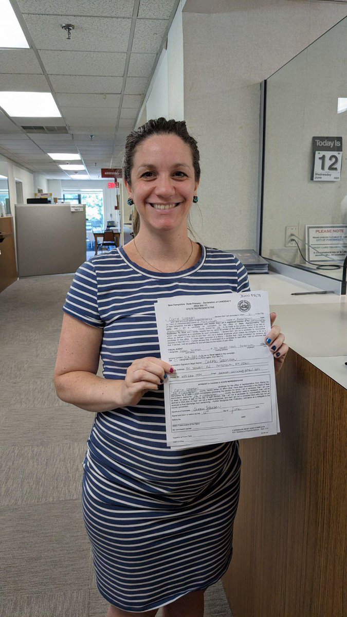 Carrie4NH's tweet photo. Yesterday, I started my campaign to represent Portsmouth’s Ward 2 in the New Hampshire House of Representatives. #nh  #youngdems #nhpolitics https://t.co/oY369J17tJ