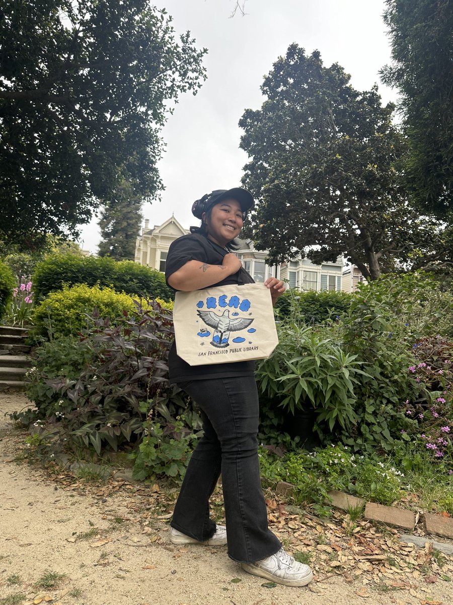 SFPublicLibrary's tweet photo. We couldn't be more excited to celebrate #NationalPigeonDay since it's the summer of pigeons here at #SFPublicLibrary! You can get your very own pigeon tote once you complete Summer Stride: https://t.co/yFHapXp0uN https://t.co/u6pBhGkhQH