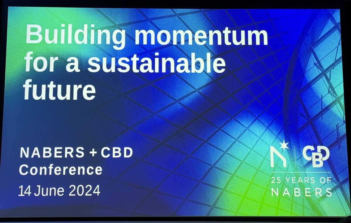 Good to be at <a href="/NABERS_AUS/">NABERS</a> for NABERS+CBD conference today
