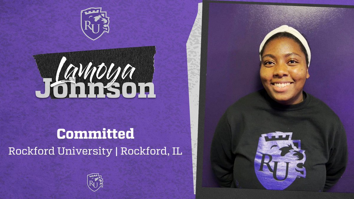 RockfordXCTF's tweet photo. 🟣Committed⚪️
We are so excited to welcome Lamoya Johnson to our Regent Family!💜🦁 

#ruxc |#GoRegents https://t.co/D7s5ya8pRl