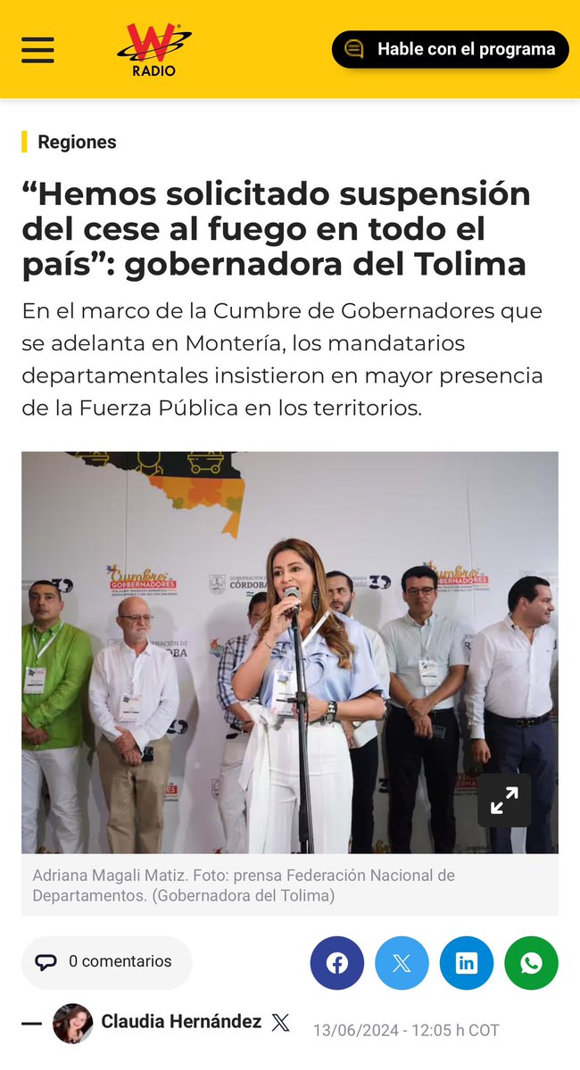 LuisAlfonsoEsc's tweet photo. Como Gobernador de #Nariño disiento de la petición que hace la Gobernadora de Tolima. Me aparto de este comunicado que se plantea con el sentir de algunos mandatarios regionales. 

Las realidades de cada departamento son diferentes y deben tener tratamiento en igual sentido.

En #Nariño estamos comprometidos con los Diálogos Regionales de Paz y nuestro convencimiento es que la paz viene de la mano de las transformaciones territoriales.

👉🏾 https://t.co/FzxSPRJf8U