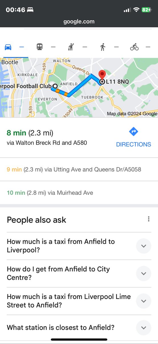 <a href="/Uber/">Uber</a> absolutely disgraceful charging £40 for a 2.3 mile journey from Anfield to Clubmoor, should be ashamed of yourselves ripping people off like that. <a href="/DeltaMerseyside/">Delta Taxis</a> will always be no 1 in our house