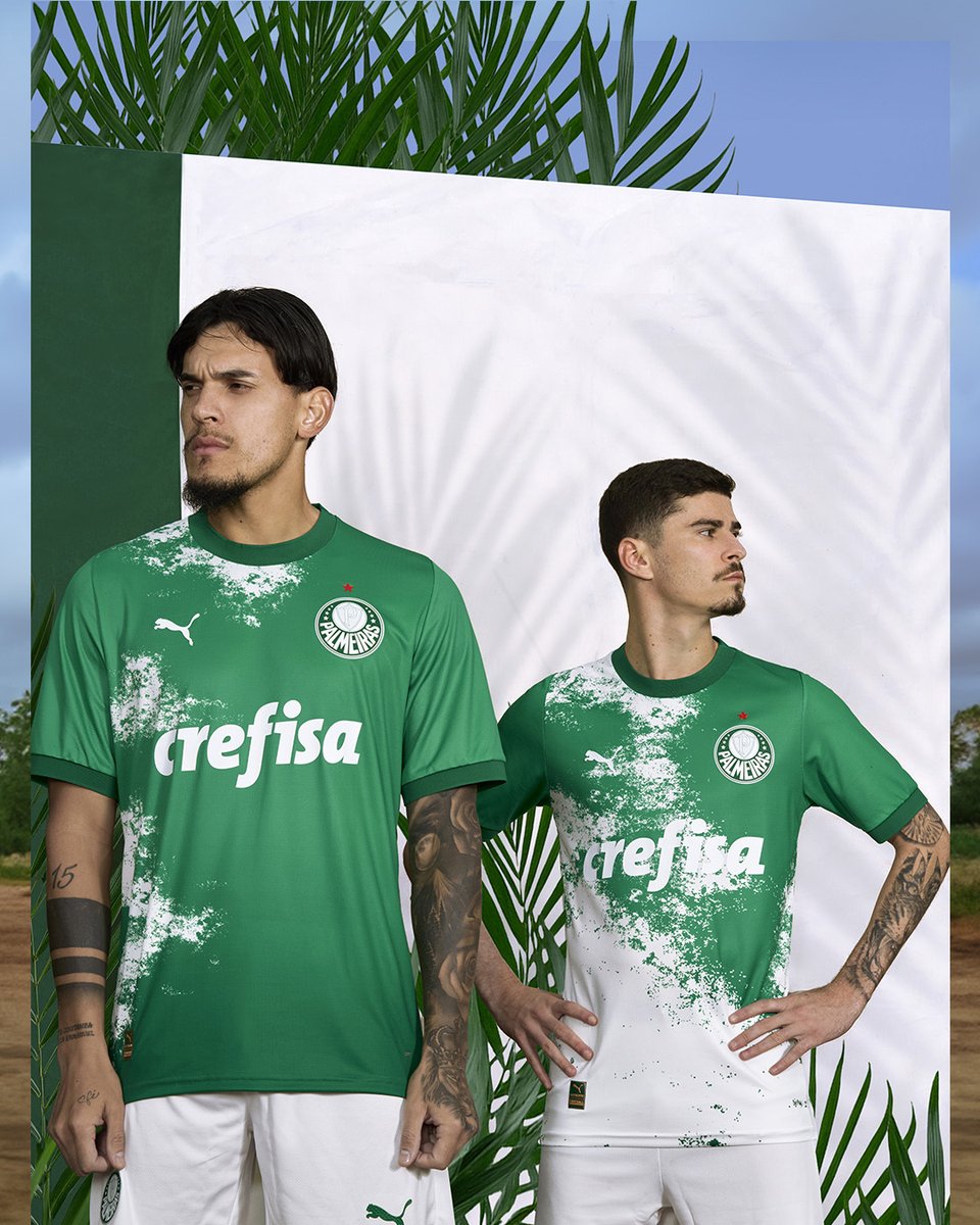Palmeiras's tweet photo. Com cada detalhe pensado #PorUmFuturoMaisVerde, um manto especial para uma ação especial, que abraça o planeta e simboliza o apoio a uma causa urgente. Além de linda, nossa nova camisa com a @pumabrasil foi desenvolvida dentro dos princípios #ForeverBetter! 💚
🐷🤝😼
#AvantiPalestra