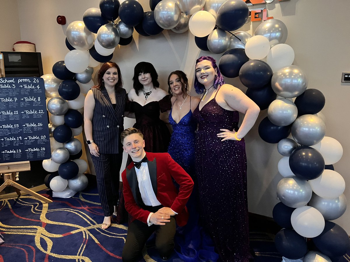 missdouglasmus's tweet photo. Prom 2024 - continued my streak of being one of the last teachers standing, lost my voice and my feet hurt.

Class of 2024… it’s been a pleasure. https://t.co/bfZ2wviRUz