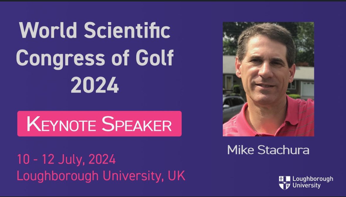 We are delighted to announce the final keynote speaker of the 11th World Scientific Congress of Golf - Mike Stachura, Senior Equipment Editor of Golf Digest. Mike will be sharing insights from the extensive work that goes into the famous Hot List testing of new clubs.