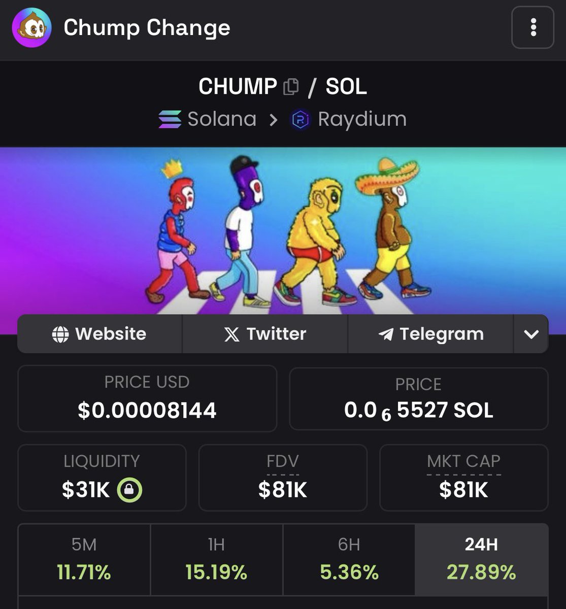 Send this mfer to 500K MC

$CHUMP 🚀🌕