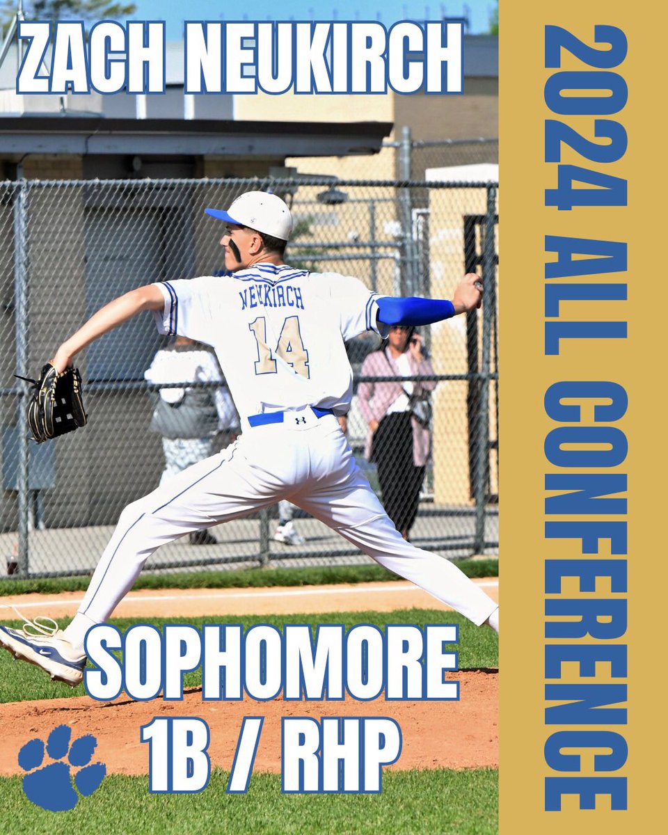 WHSBaseball2's tweet photo. Very Proud of Sophomore Zach Neukirch and the two way season he put together for DH Honorable Mention

Team leading 51.7 IP, 1.90 ERA, 4-5 Record, 44K:12BB and 23 Runs scored, 9 doubles, and .993 fielding % at 1B

Neuk was also 2nd in BA .354, OPS .972, HR 2 and RBI 23

#FlyTheW https://t.co/K4kN1tzAA7