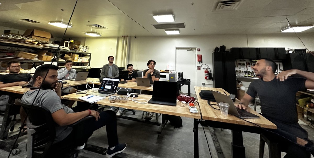 The rain won’t stop us! Hack night goes on! 🤿