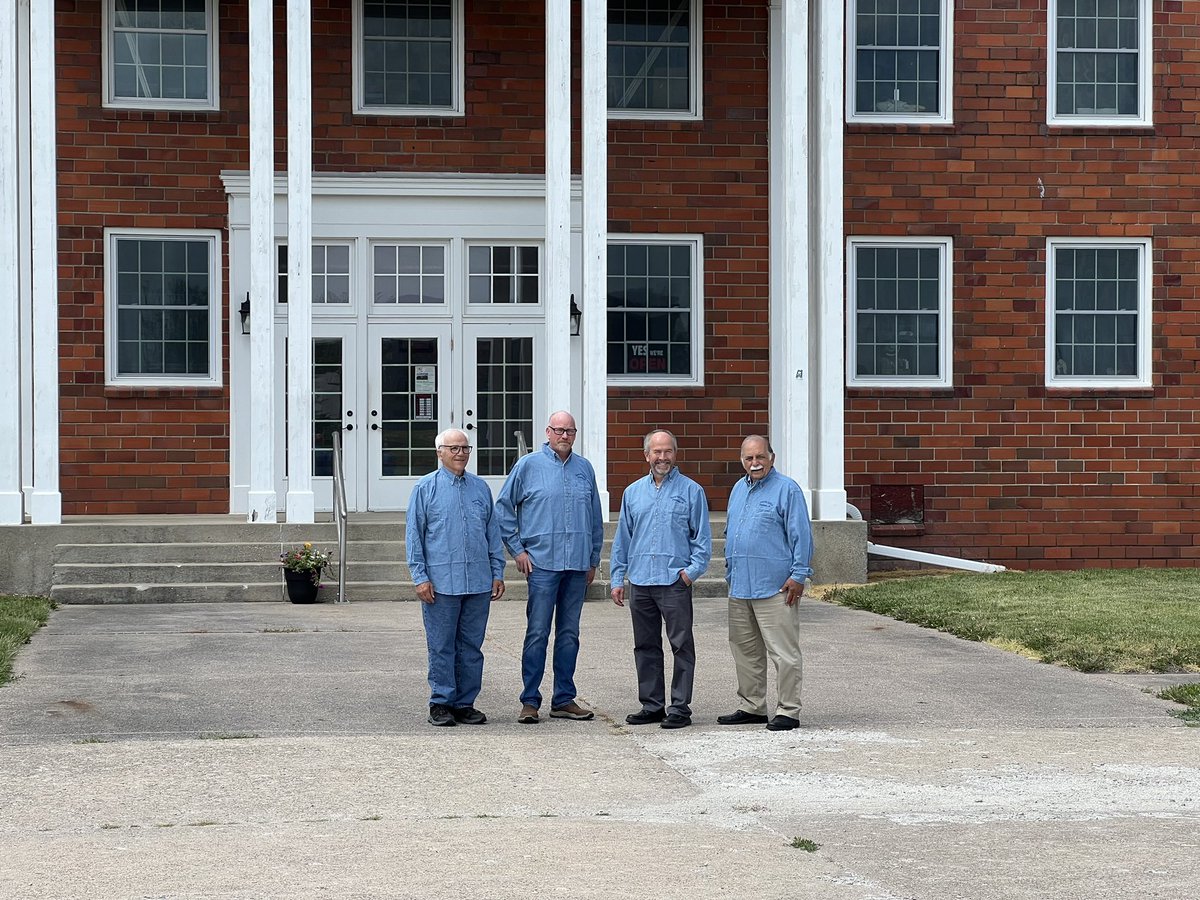 naval_ia's tweet photo. Tom Lazio, Jay D Wheaton, Newell Palen and Steve Showalter are the newly launched NAS Ottumwa Foundation board of directors. They were having pictures taken today! This separate board will manage this organization’s long term funds. #foundation #usn #musem https://t.co/23FD5ZONw5
