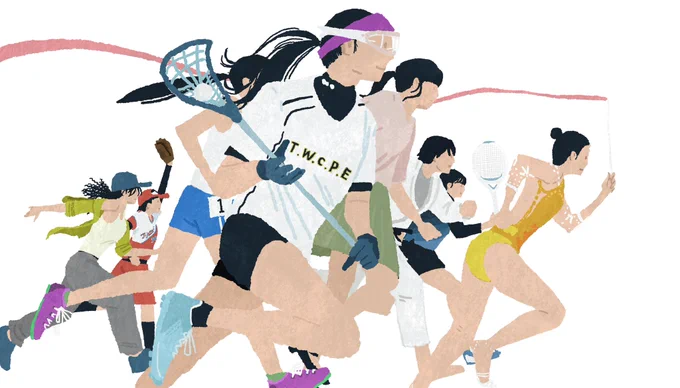 自分の絵が表に出ていくのはもちろん最高なんだけど、自分の描いた絵が別の形に昇華していくという別のすばらしい経験をさせてもらいました。新体操のリボンが表裏の表紙にまたがるのはぼくのアイデアなんです。感動。←ぼくが描いたイメージイラスト          実際の表紙→ 