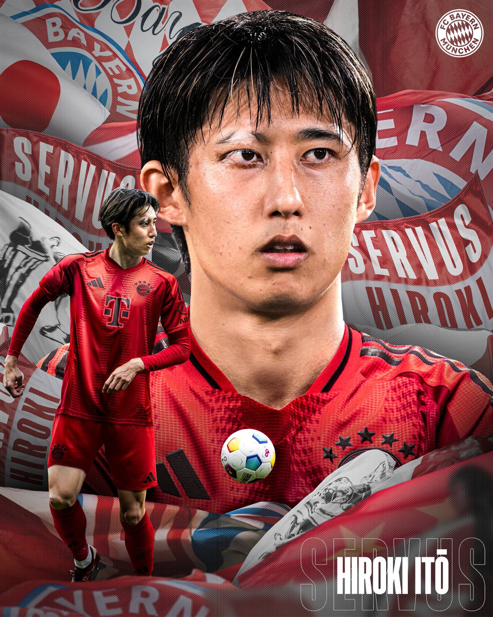 OFFICIAL: Bayern Munich have announced the signing of Hiroki Ito from Stuttgart on a 4-year contract until 2028 🇯🇵