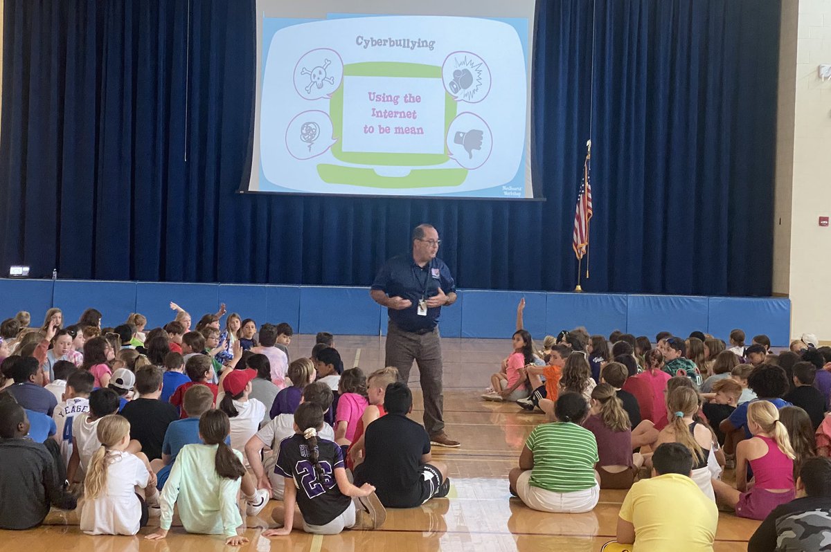 Our students in grades 3-5 learned about online safety thanks to our partnership with the Albany Ride for Missing Children.   We even had special guests from <a href="/WNYT/">WNYT NewsChannel 13</a> ! @GordonCreekElem #bettertogether