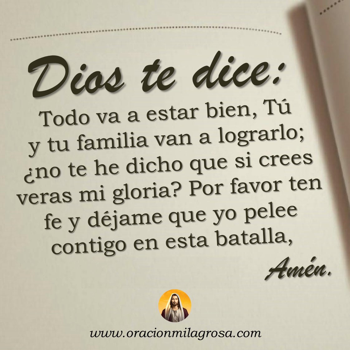 oracion_milagro's tweet photo. Dios te dice 🙏 https://t.co/m0TeMb3LVr