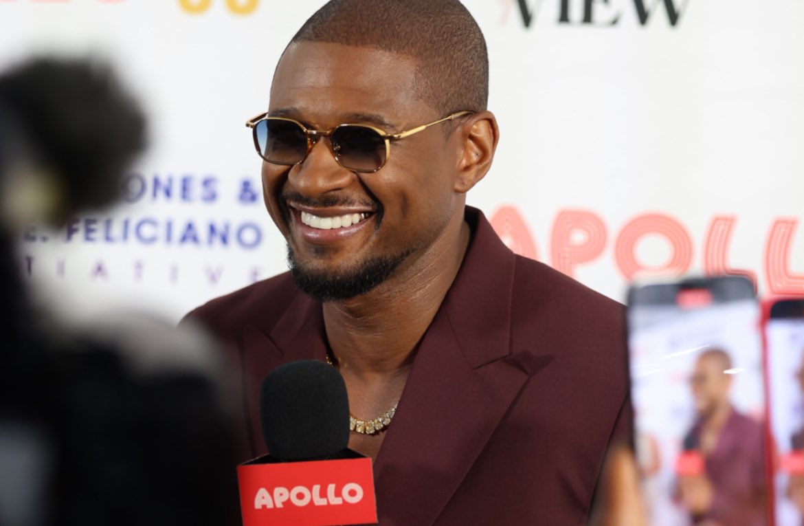 ApolloTheater's tweet photo. U S H E R....and now ICON. ❤️ Congratulations to @Usher for receiving #TheApollo’s inaugural Icon Award at this year’s #ApolloSpringBenefit! Your contributions to music are forever #legendary‼️ https://t.co/ibuGLRqciL
