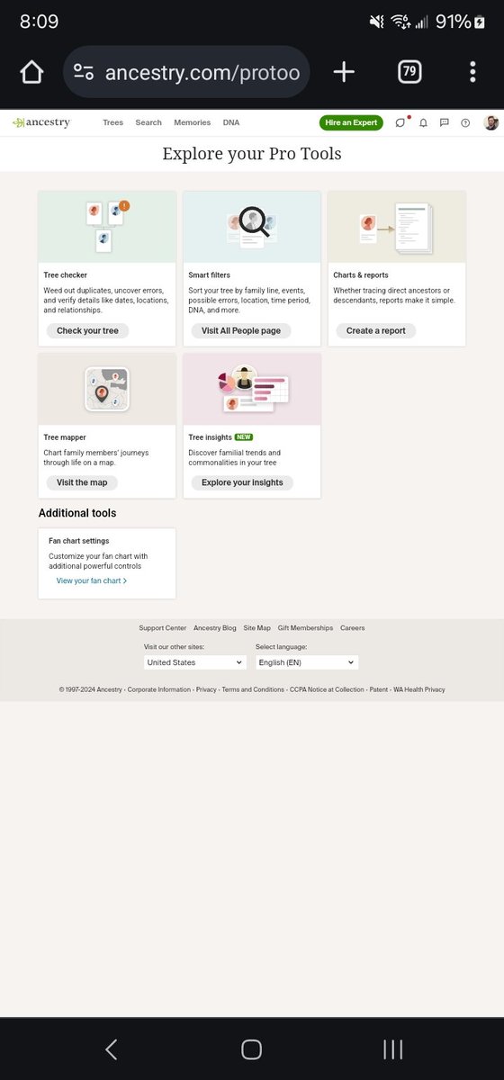 maxamillisman's tweet photo. @Ancestry I signed up for Pro Tools today for access to the Enhanced shared matches. It didn't work and now it's no longer showing on the page. Can I get a refund on the pro tools, at least access to the beta? https://t.co/nDQggc2q11