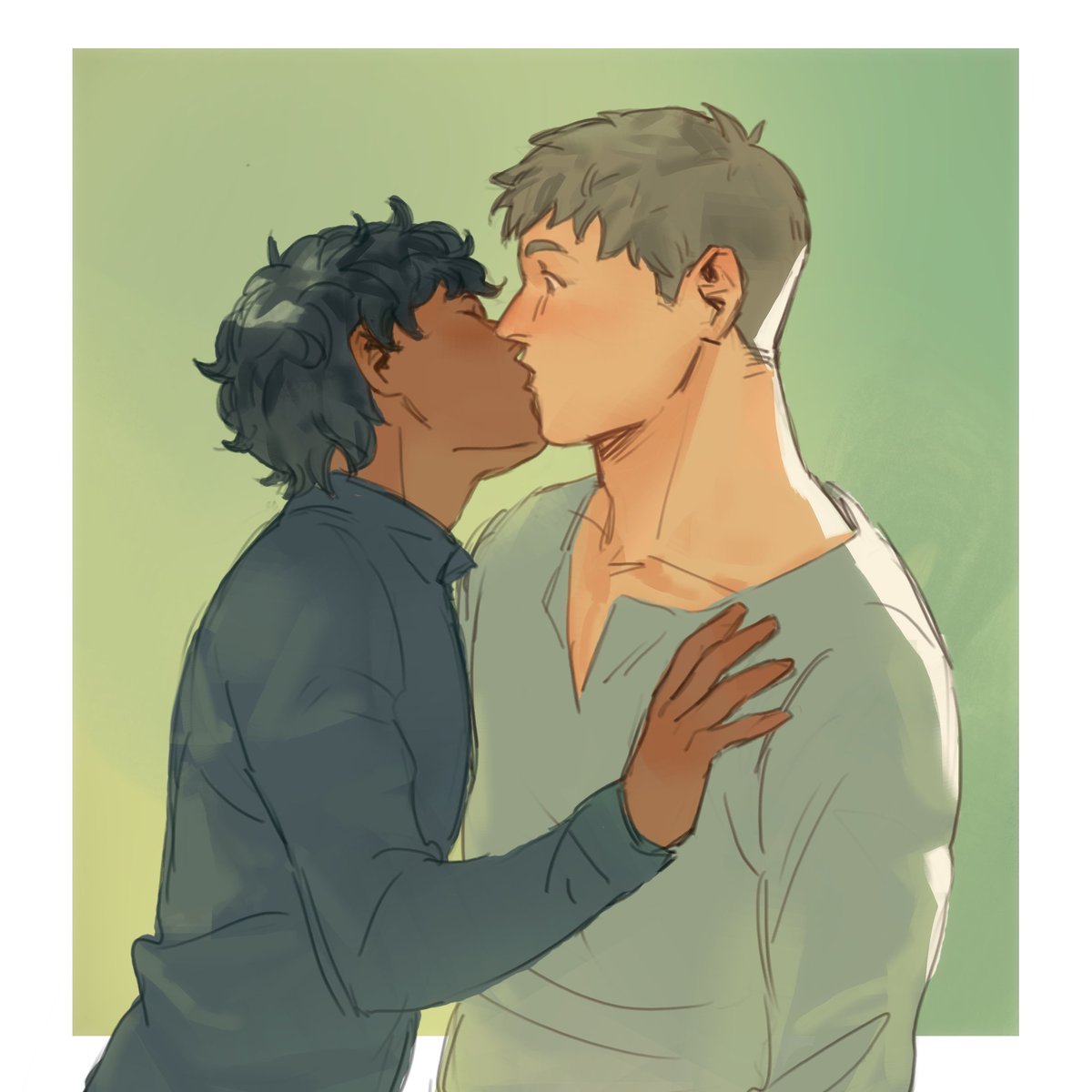 loiska_j's tweet photo. Day 13:  Laios and Kabru
#dungeonmeshi #labru https://t.co/oI1vfvW1oQ