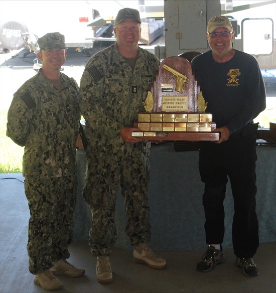 NPS_Monterey's tweet photo. Bullseye! Congratulations to the NPS Marksmanship Team, which earned first place in both pistol and rifle team match competition as part of the annual All-Navy West Rifle and Pistol Competition at Marine Corps Base Camp Pendleton, Calif. https://t.co/NHLIZv5zDo