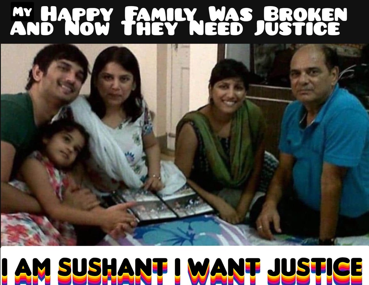 A family awaits justice 

A family awaits closure 

4years Of Injustice To Sushant Singh Rajput 
#JusticeForSushantSinghRajput