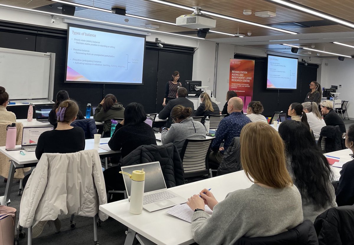 Dr Melanie Farlie (@drfarles) on Twitter photo <a href="/soh_sze/">Sze-Ee Soh</a> taking everyone through the links between #balance-control , #balance-assessment and #targeted-exercise to #prevent-falls with #anticipatory and #reactive #balance-training <a href="/RAILMonash/">Monash RAIL Research Centre</a> #short-course <a href="/soh_sze/">Sze-Ee Soh</a> taking everyone through the links between #balance-control , #balance-assessment and #targeted-exercise to #prevent-falls with #anticipatory and #reactive #balance-training <a href="/RAILMonash/">Monash RAIL Research Centre</a> #short-course