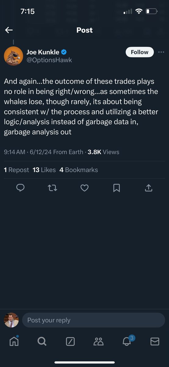 AlBundyTrades's tweet photo. @kiantrades You missed the follow up comment. LOL https://t.co/0tzAoAT3xM