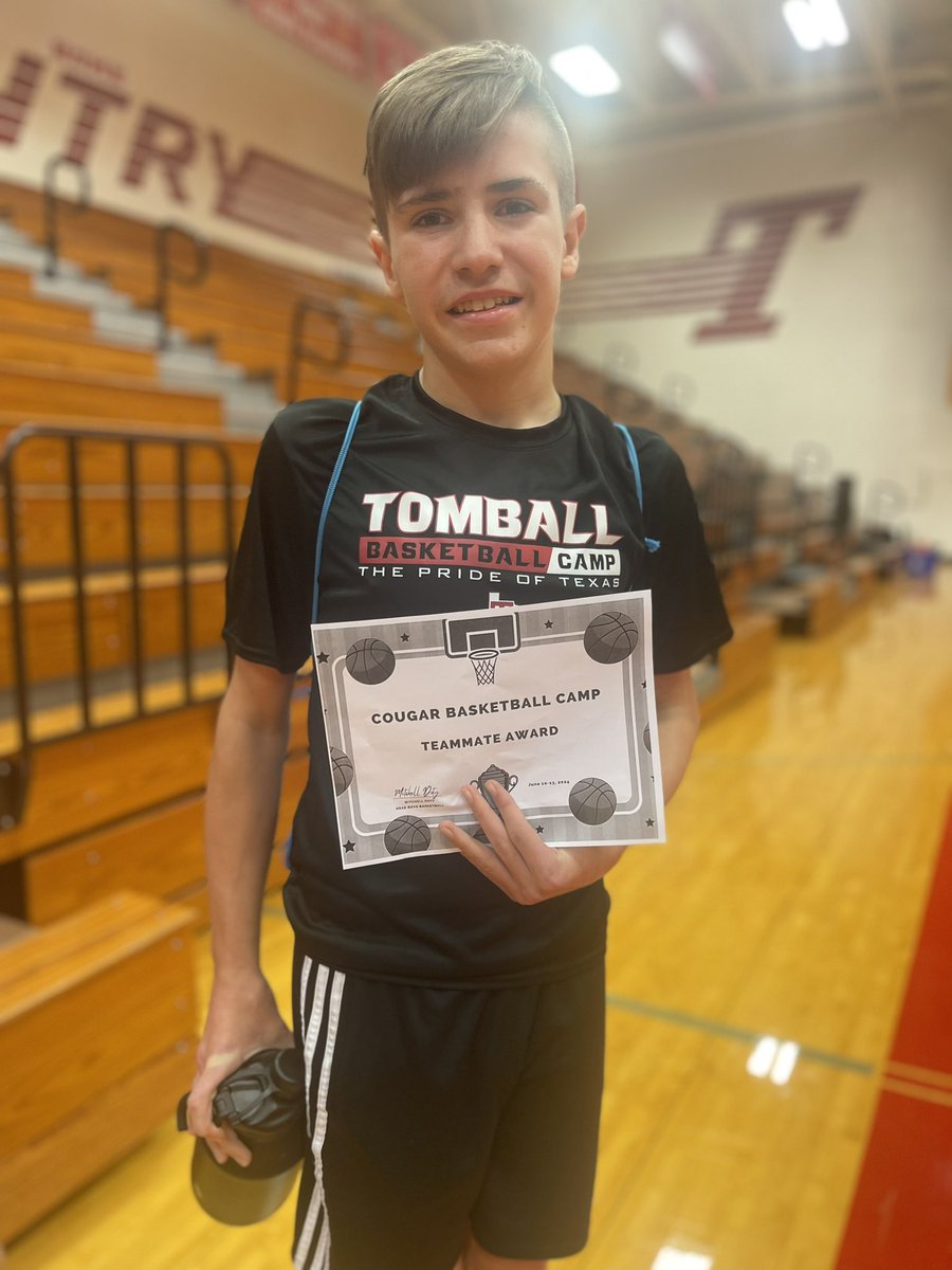 RacheldStorck's tweet photo. Thank you @THS__athletics for putting on a great basketball camp. My son and his friends had so much fun and they were active🏀. I appreciate you all giving up some of your summer to grow these young Cougars love for sports❤️🖤 https://t.co/ew3pmrhtFm