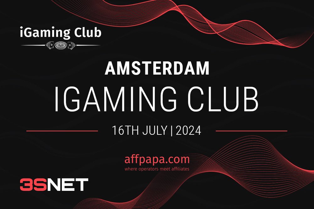 3snet's tweet photo. On July 16, 2024, Amsterdam iGaming Club is making its grand return to the city of Amsterdam! Don't miss out on this exclusive event! 🌟 Learn more here: https://t.co/s05WdaPtUe #AmsterdamiGamingClub #iGaming #Networking #ExcitingEvent 🎰🃏 https://t.co/IgcFDAcax2