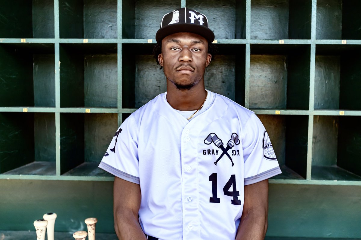 BiscuitBaseball's tweet photo. As we prepare to be the Montgomery Gray Sox next week, here’s a look at our uniforms for home games! 

Fans will receive replicas of these jerseys next Friday (6/21) &amp; Sunday (6/23)! 

Tickets 🎟️: https://t.co/abNi91teWy https://t.co/xZ2VhgbEw5