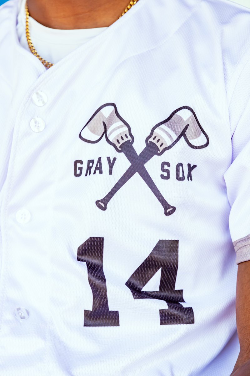 BiscuitBaseball's tweet photo. As we prepare to be the Montgomery Gray Sox next week, here’s a look at our uniforms for home games! 

Fans will receive replicas of these jerseys next Friday (6/21) &amp; Sunday (6/23)! 

Tickets 🎟️: https://t.co/abNi91teWy https://t.co/xZ2VhgbEw5