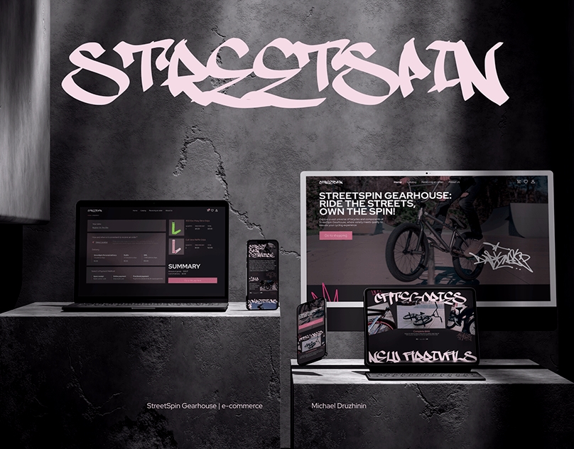 CreatCocktail's tweet image. Streetspin Gearhouse | E-Trade
#fontgenerator #websiteexamples