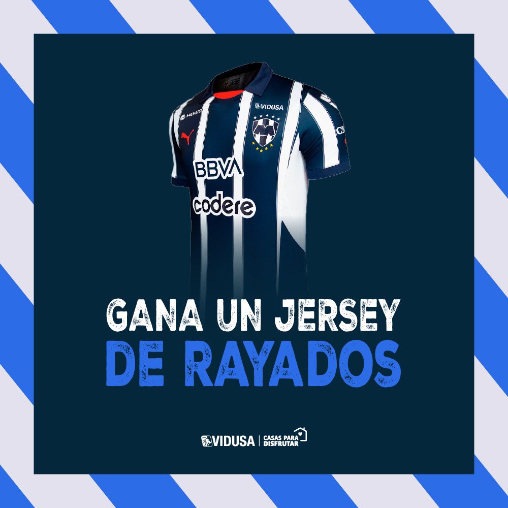 DiegoArmaMedina's tweet photo. Estrena el nuevo jersey de Rayados, cortesía de VIDUSA🇫🇮 ‼️

Sigue los pasos 👇🏻

📲 Sígueme y sigue a @vidusacasas
👍 LIKE y 🔁 RT 
👥 @ a dos amigos
🖊️ Mensaje de apoyo para el AP2024

El ganador se dará a conocer el jueves 20 de Junio.

¡SUERTE! 🍀 https://t.co/ZqGxdULNTA