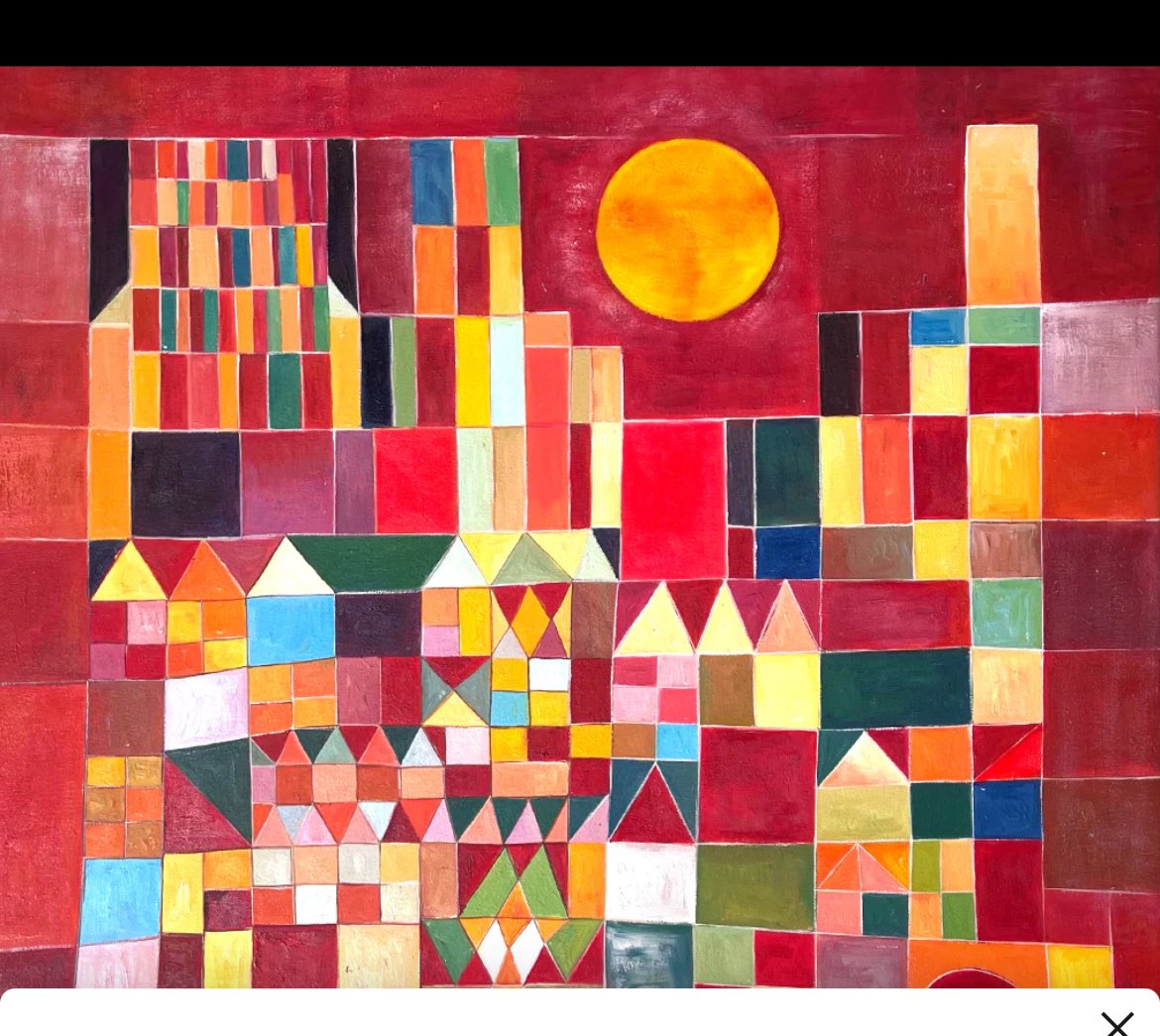 mathgoggles's tweet photo. Students @helpinghandhome put on their #mathgoggles and learned about shapes while creating their own colorful castles in the spirit of Paul Klee's "Castle and Sun" (1928). https://t.co/ztU7Evas47