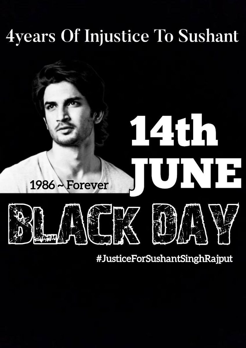 esther_joseph13's tweet photo. This Day… That Year!!!

4years Of Injustice To Sushant Singh Rajput!!!

Wake Up Indian Judiciary… Wake Up!!!

@rashtrapatibhvn @CBIHeadquarters @Copsview 
@dg_ncb @AshwiniVaishnaw 
@BJP4India 

#JusticeForSushantSinghRajput https://t.co/QWbGQ8KXan