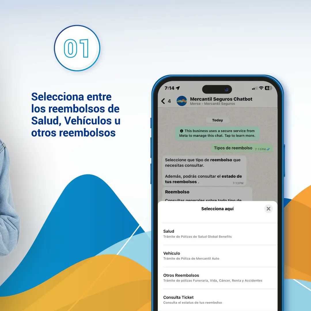 MercantilSeg's tweet photo. ¿Sabías que con Merse puedes gestionar tus servicios de carta aval y reembolso?
Desliza y conoce cómo optimizar tu solicitud de reembolso con Merse
#Merse #Reembolso #AsistenteVirtual https://t.co/bkssBwdedR