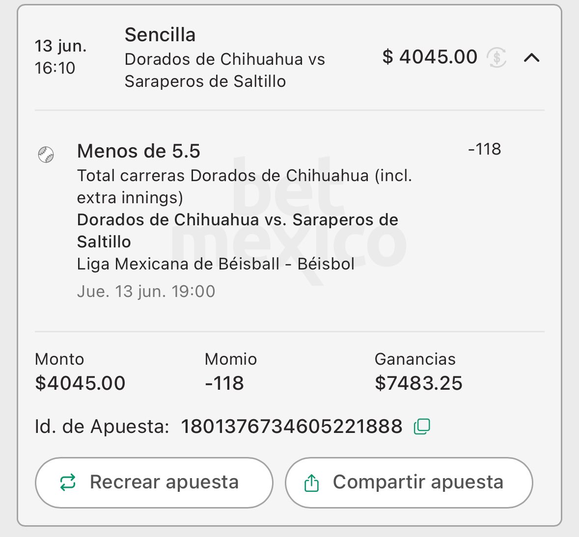 DatosPicks's tweet image. Traigo esta hoy en LMB🇲🇽⚾️