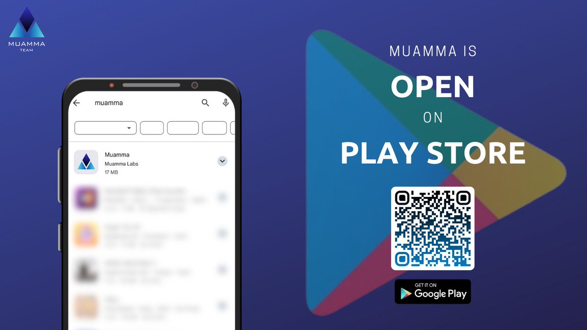MuammaATE's tweet photo. 📢 #Muamma is now available to all users on the Play Store!

Get early access to use the app and participate in the big Airdrop 👇

https://t.co/MfKo6kU5kQ https://t.co/tRxd6QDC1m