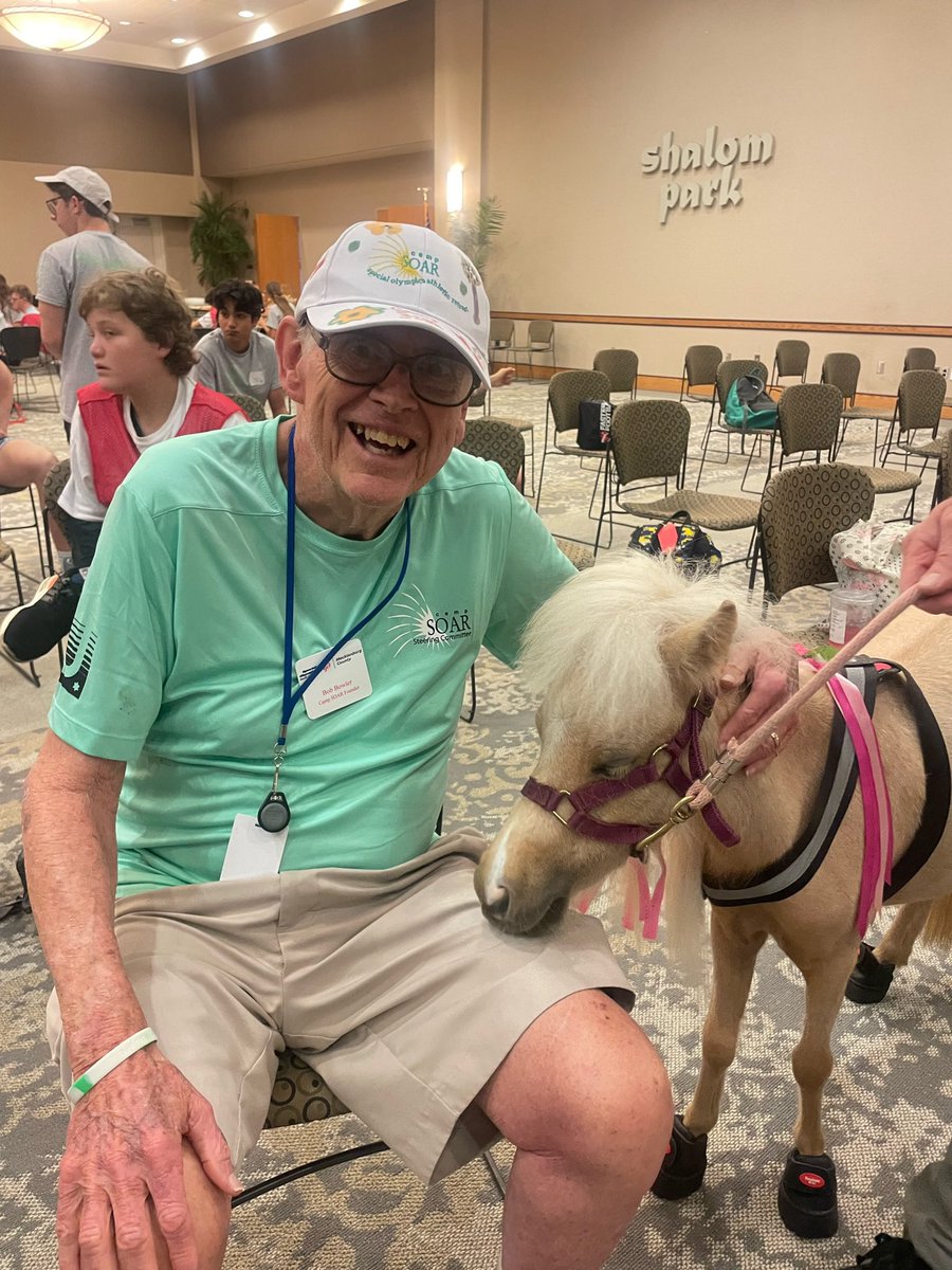 Bob was first in line to welcome our newest equine therapy volunteer. Everyone meet Soleil! She certainly brought the sunshine and smiles with her to #CampSOAR2024 ☀️🐴
