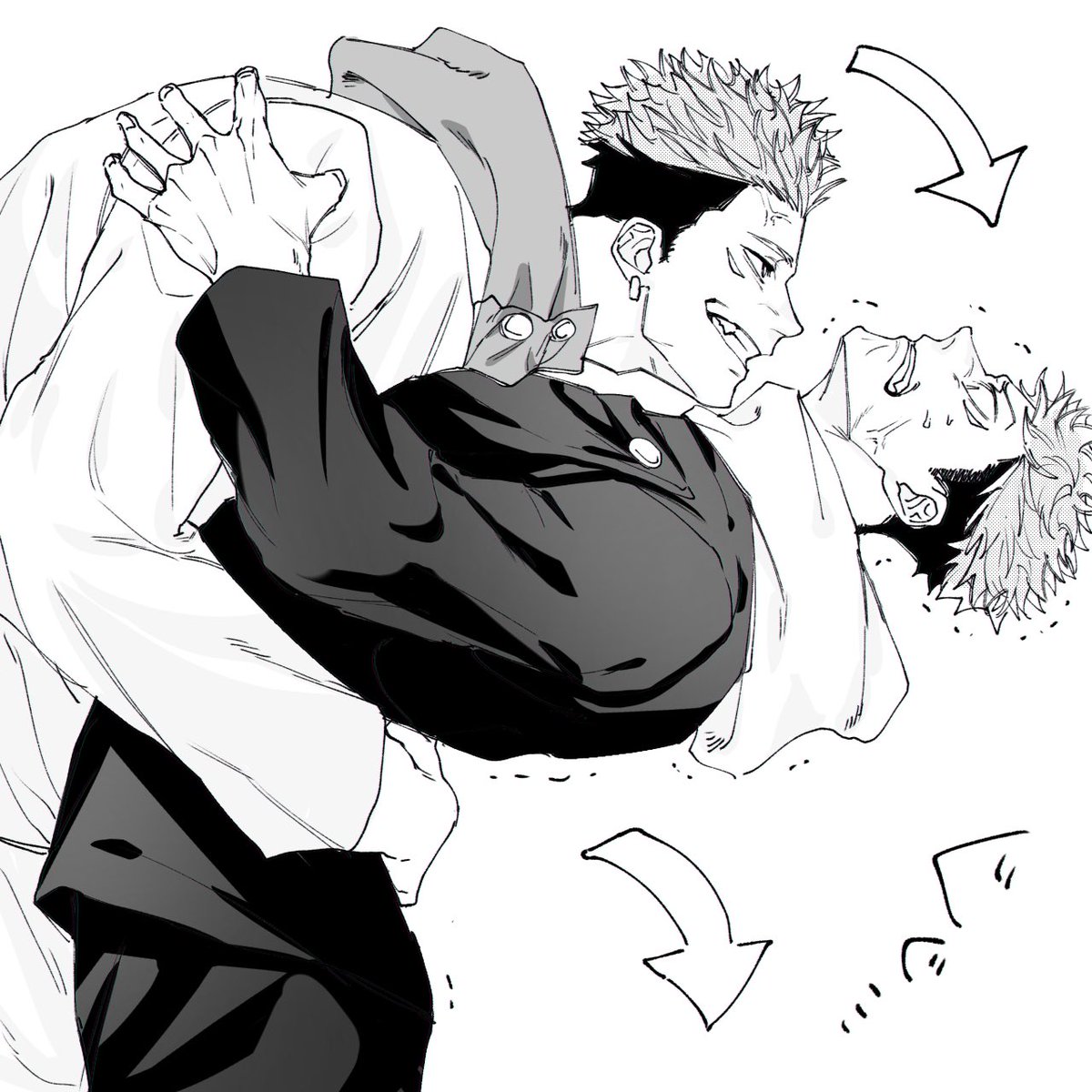 ta6093399245170's tweet photo. 双子パロ宿虎〜っ https://t.co/QKMgowEZXx