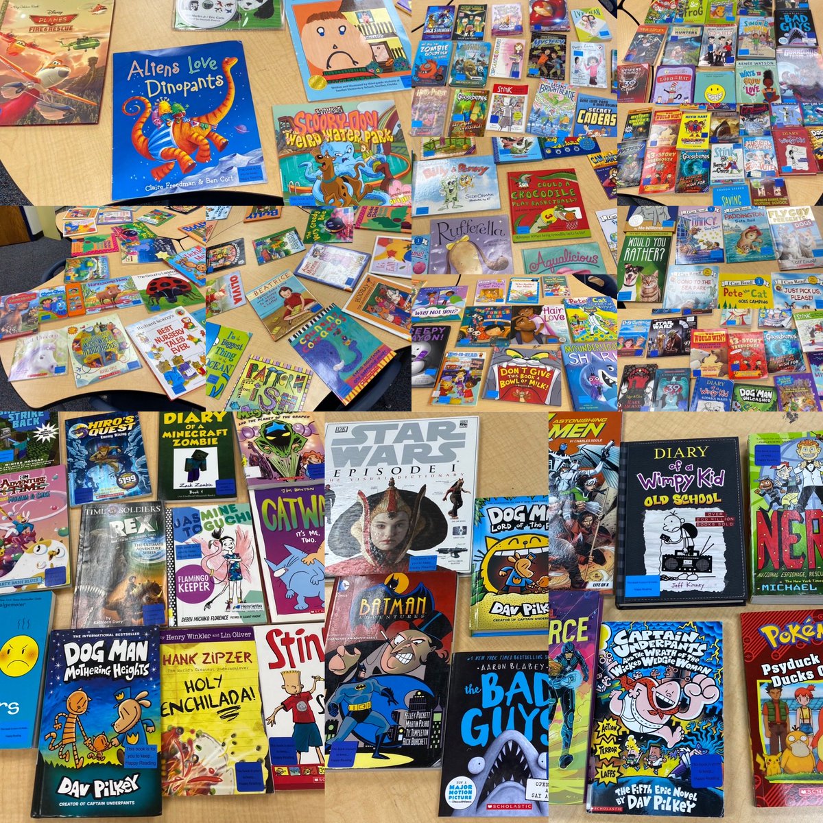 sjurkiewicz's tweet photo. Book giveaway continues ⁦@SCSDMeachemLib⁩ to complement their SCSD summer reading books, MissJ collected enough books for all K-5 students to take home and keep forever 3 more….kids had fun choosing https://t.co/b70huiU9ks