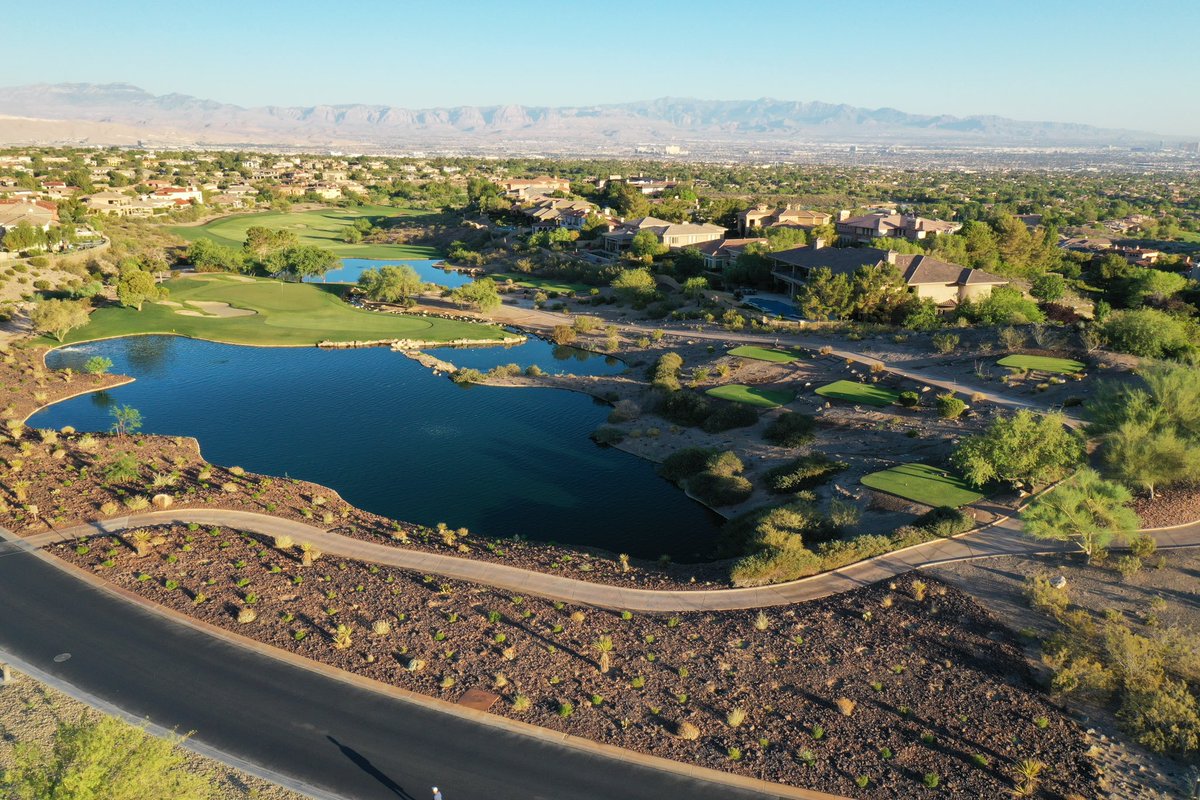 A little sampling of some drone work this morning of Anthem’s Par 3’s