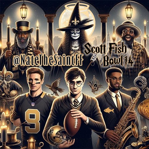 butzdesigns's tweet photo. Hey @NateTheSaintFF, your #SFB14 Avi and banner are all finished! Hope you like them. 

Check your email for the hi-res artwork.
@SFB_AviMakers  @FantasyCaresOrg https://t.co/pl1KXrjMxe