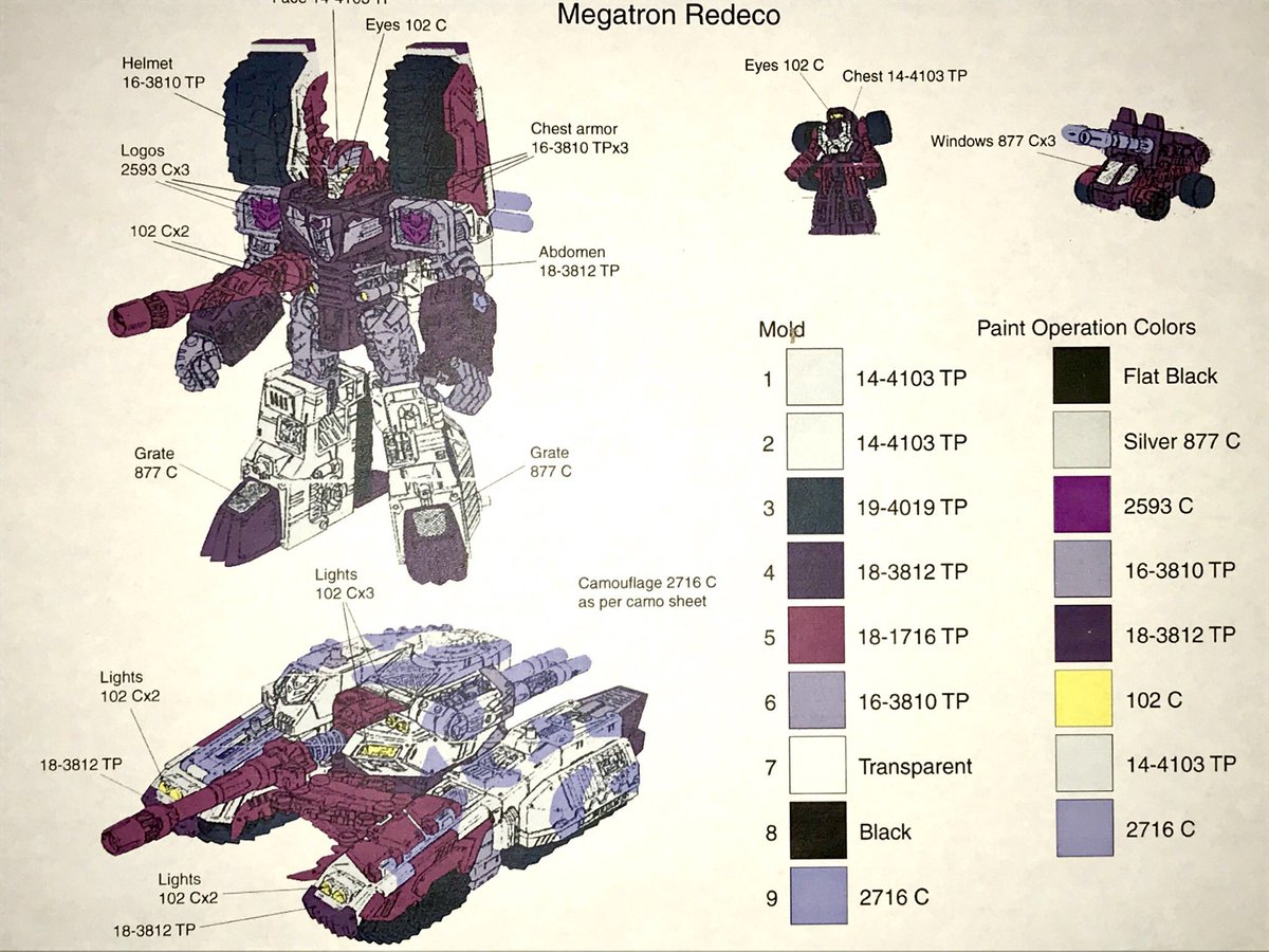 tfwiki's tweet image. #Transformers: Armada Galvatron color tests.